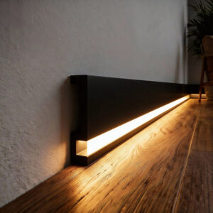 Alternative view of Listwa przypodłogowa LED Czarna LCL-15B