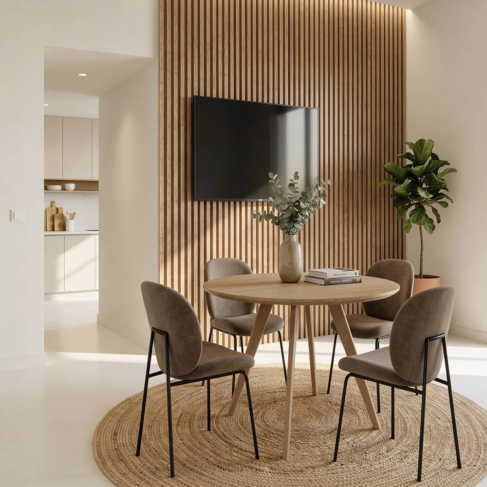 Lamel ścienny dąb naturalny czwarte