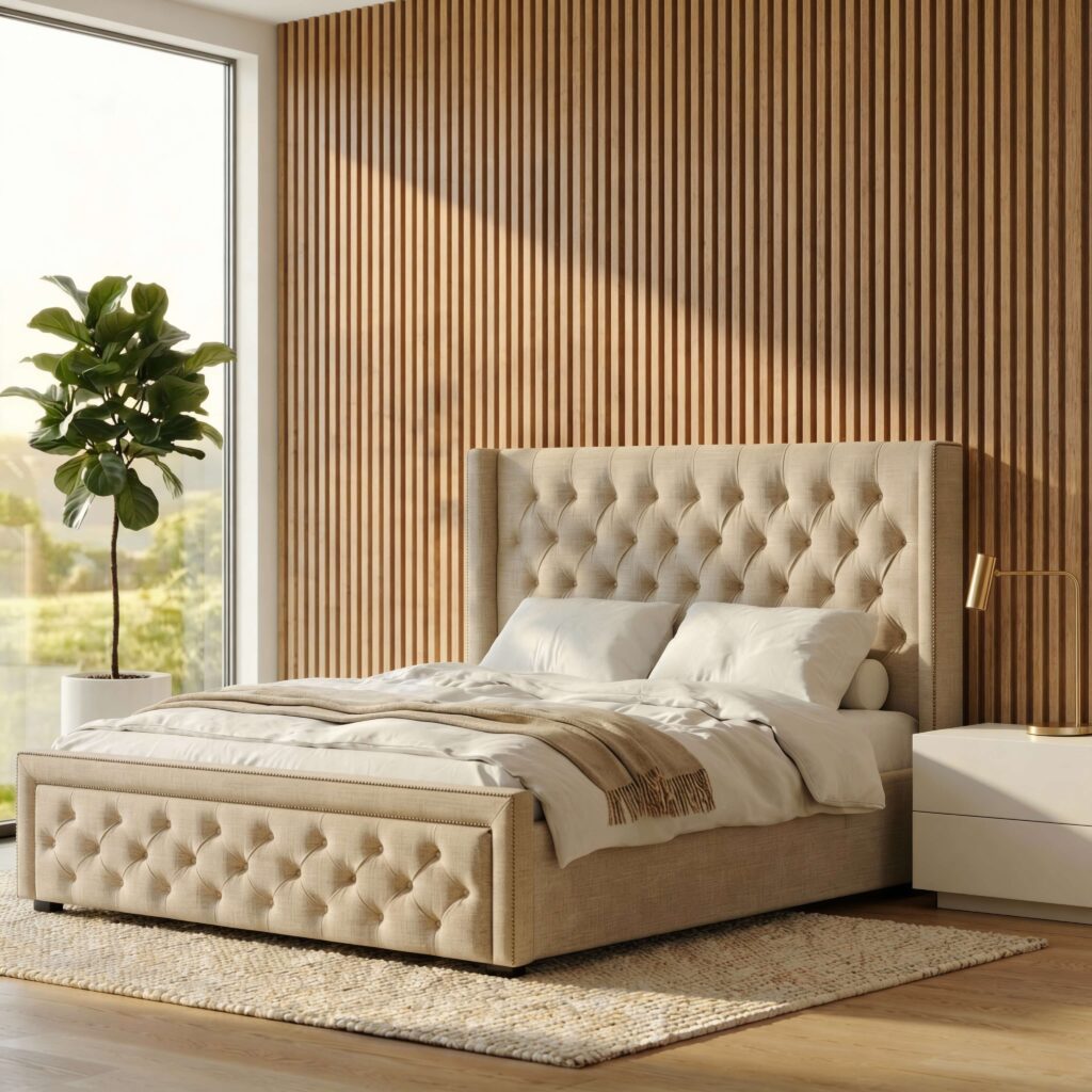 Lamel ścienny dąb naturalny siódme