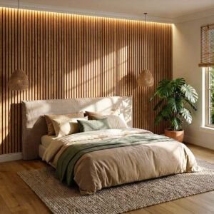 Lamel ścienny dąb naturalny siodme