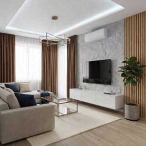 Lamel ścienny dąb naturalny szóste