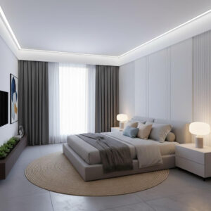 Maskownica karnisza mk-18 wizualizacja 3