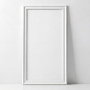 ramka 140 x 60 cm biale tło glowne sl05
